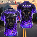 BlueJose Darts Thunder Black Panther Dartboard Fantasy Personalized Name, Team Name Unisex Shirt (6 Colors)