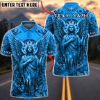 BlueJose Darts Golden Holy Angel Dartboard Fantasy Personalized Name, Team Name Unisex Shirt (6 Colors)