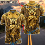 BlueJose Darts Golden Holy Angel Dartboard Fantasy Personalized Name, Team Name Unisex Shirt (6 Colors)