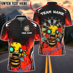 BlueJose Darts Angry Hornet Zombie Mascot Multicolor Options Personalized Name Shirt (6 Colors)