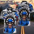 BlueJose Darts Monkey Graffiti Urban Art Multicolor Options Personalized Name Shirt (4 Colors)