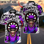 BlueJose Darts Monkey Graffiti Urban Art Multicolor Options Personalized Name Shirt (4 Colors)