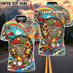 BlueJose Darts Voodoo Doll Rainbow Graffiti Street Art Multicolor Options Personalized Name Shirt (4 Colors)