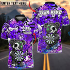 BlueJose Darts Zombie Bear Dark Graffiti Horror Art Multicolor Options Personalized Name Shirt (4 Colors)