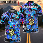 BlueJose Darts Bear Graffiti Heart Breaker Art Multicolor Options Personalized Name Shirt (6 Colors)