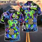 BlueJose Darts Bear Graffiti Heart Breaker Art Multicolor Options Personalized Name Shirt (6 Colors)