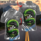 BlueJose Darts Snake Strike Power Art Multicolor Options Personalized Name Shirt (6 Colors)