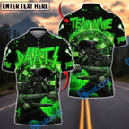 BlueJose Darts Pirate Skeleton Fire Battle Customized Name, Team Name 3D Shirt (4 Colors)