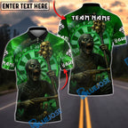 BlueJose Darts Grim Mummy Customized Name, Team Name 3D Shirt (4 Colors)