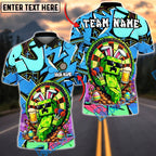 BlueJose Darts Graffiti Creeper Beer Fun Cartoon Style Personalized Name, Team Name Unisex Shirt (4 Colors)