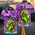 BlueJose Darts Graffiti Creeper Beer Fun Cartoon Style Personalized Name, Team Name Unisex Shirt (4 Colors)