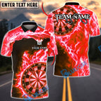 BlueJose Darts Lightning Wave Energy Multicolor Options Personalized Name Shirt (4 Colors)