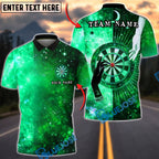 BlueJose Darts Mystic Galaxy Magic Hand Target Personalized Name, Team Name Unisex Shirt (4 Colors)