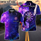 BlueJose Darts Mystic Galaxy Magic Hand Target Personalized Name, Team Name Unisex Shirt (4 Colors)