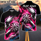 BlueJose Darts Epic Lightning Thunder Energy Strike Personalized Name, Team Name Unisex Shirt (6 Colors)