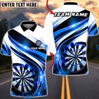 BlueJose Darts Lightning Dynamic Lines Personalized Name, Team Name Unisex Shirt (4 Colors)