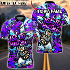 BlueJose Darts Angry Ice To Meet You Funny Penguin Personalized Name, Team Name Unisex Shirt (4 Colors)