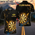 BlueJose Darts Golden Champion Prestige Personalized Name, Team Name Unisex Shirt (6 Colors)