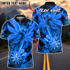BlueJose Darts Celestial Angel Warrior Personalized Name, Team Name Unisex Shirt (6 Colors)