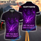 BlueJose Darts Viking Hit The Heat Personalized Name, Team Name Shirt (4 Colors)