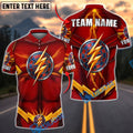 BlueJose Darts Hero Red Lightning Personalized Name Shirt