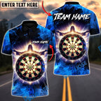 BlueJose Darts Bullseye Ascension Multicolor Options Personalized Name Shirt (4 Colors)