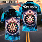 BlueJose Darts Bullseye Ascension Multicolor Options Personalized Name Shirt (4 Colors)