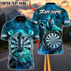 BlueJose Darts Spartan Warrior Fury Multicolor Options Personalized Name Shirt (4 Colors)