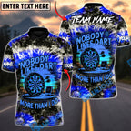 BlueJose Darts Nobody Likes Dart More Than I Do Multicolor Options Personalized Name Shirt (6 Colors)