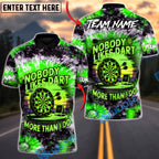BlueJose Darts Nobody Likes Dart More Than I Do Multicolor Options Personalized Name Shirt (6 Colors)
