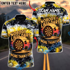 BlueJose Darts Nobody Likes Dart More Than I Do Multicolor Options Personalized Name Shirt (6 Colors)
