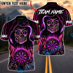 BlueJose Darts Grim Reaper Inferno Multicolor Options Personalized Name Shirt (4 Colors)