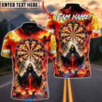 BlueJose Darts Hellbound Apocalypse Multicolor Options Personalized Name Shirt (4 Colors)