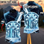 BlueJose Darts Ice Knight Master Personalized Name, Team Name Unisex Shirt (4 Colors)