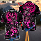 BlueJose Darts Samurai Warrior Target Pattern Multicolor Options Personalized Name Shirt (4 Colors)