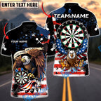 BlueJose Darts Fearless Target Personalized Name Shirt