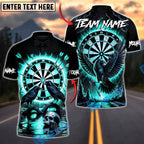 BlueJose Darts Dark Vision Personalized Name, Team Name Unisex Shirt (4 Colors)