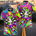 BlueJose Darts Colorful Neon Graffiti Llama Personalized Name Shirt