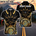 BlueJose Darts Golden Dragon Customized Name, Team Name 3D Shirt (4 Colors)